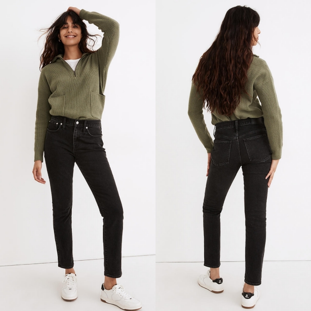 Madewell | Tomboy Straight Jeans in Lunar Wash